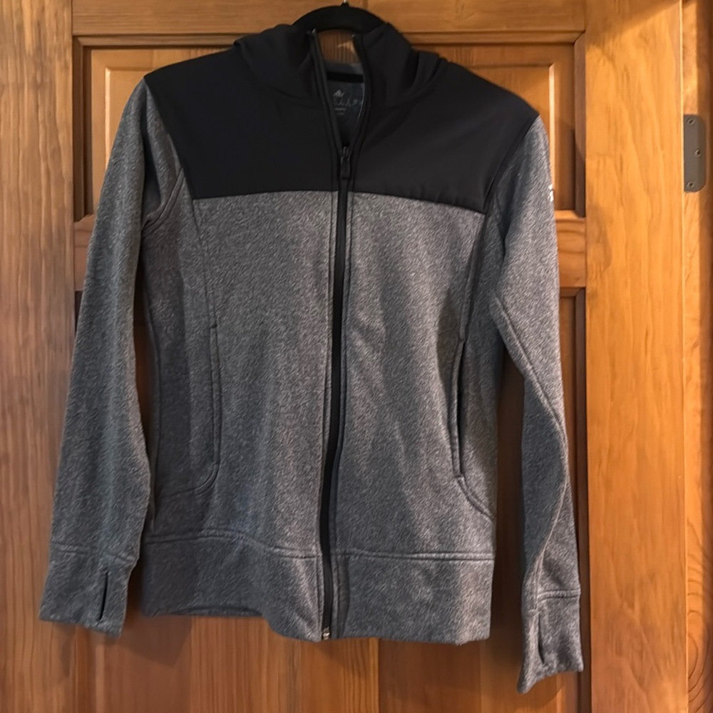 Adidas Grey and black hoodie climawarm size small